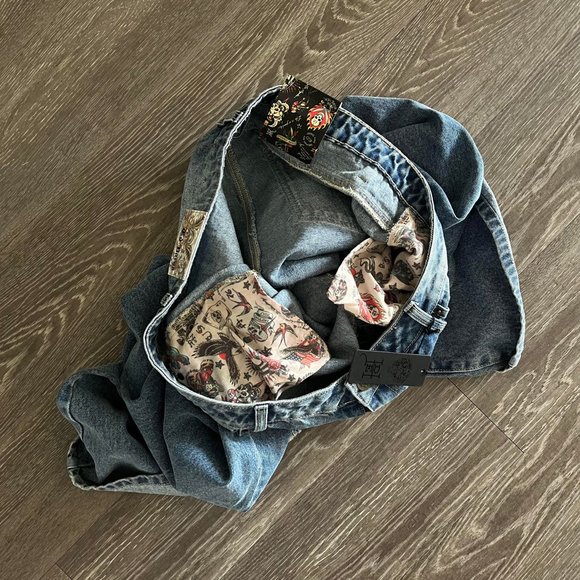 Y2K ED HARDY BAGGY JEANS - Picture 3 of 3